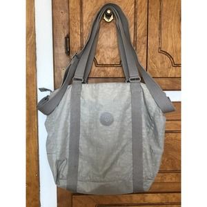 Kipling TM4055-317 Asiena Travel Tote Medium Handbag - Gentlegrey
